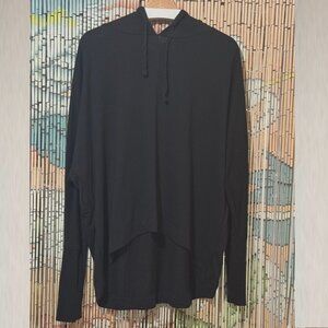 MOSSIMO SUPPLY CO. Dolman Sleeve French Terry Knit Hoodie, Black, XXL